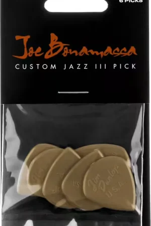 Aujourd'hui seulement | Jim Dunlop 6 x 1,38mm Joe Bonamassa Custom Jazz III