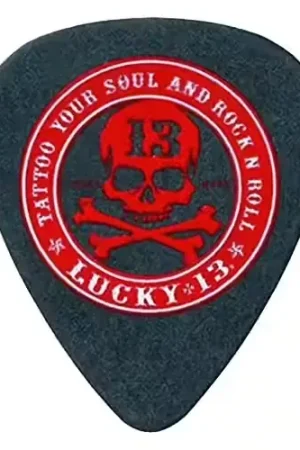 Achetez dès aujourd'hui - Jim Dunlop 36 x 0,60mm Lucky 13 Series II Black #12 Rock N Roll