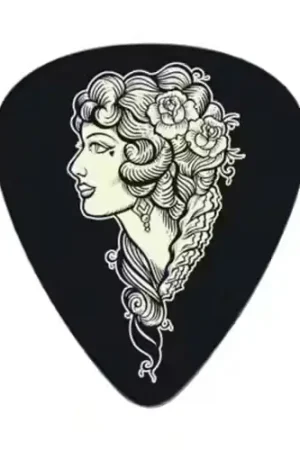 Direct usine | Jim Dunlop 36 x 0,60mm Lucky 13 Series III Black #17 Voodooqueen