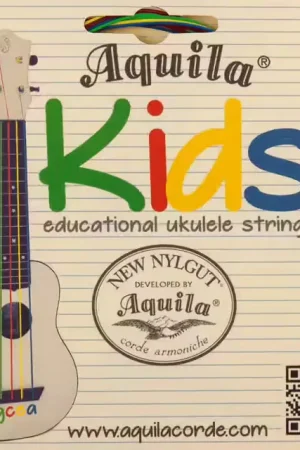 Aquila 138U Ukulélé Enfant Soprano Concert Ténor GCEA Sol Aigu + Methode - Prix en baisse