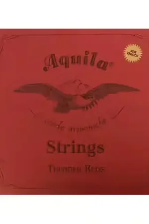 Aquila Thunder Reds Jeu Ukulélé Basse Diapason 23-26" - Profitez-en