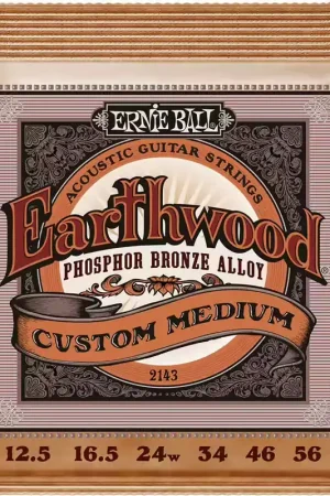 Prix cassé - Ernie Ball 2143 Earthwood PB Custom Medium 12,5-56