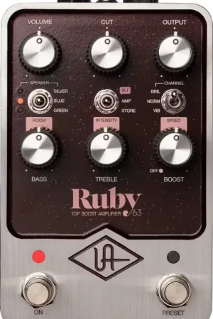 Super prix | Universal Audio UAFX Ruby '63 Top Boost Amplifier