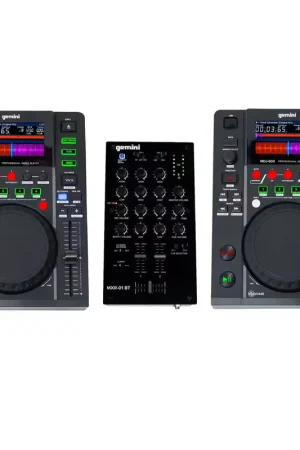Nouveau lancement - Gemini Pack Regie DJ Digital : MDJ-500 + MXR01BT