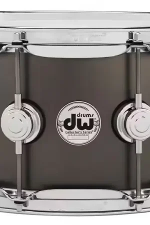 Best-seller | DW Drum Workshop Satin black over brass 14x6,5