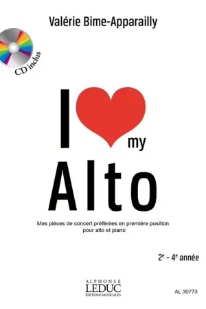 Qualité premium | Leduc BIME-apparailly Valerie - I Love My Alto