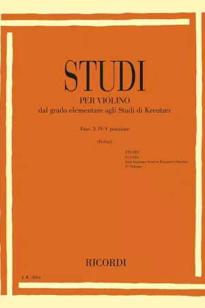 Réduction - Ricordi Studi Per Violino - Fasc. Ii: IV-v Posizione