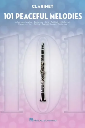 Qualité premium - Hal Leonard 101 Peaceful Melodies