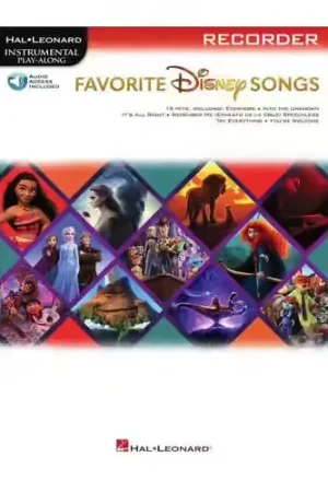 Qualité professionnelle | Hal Leonard Favorite Disney Songs - Flute A Bec