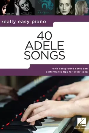 Commandez dès aujourd'hui | Hal Leonard Really Easy Piano: 40 Adele Songs