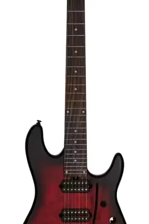 Sterling Guitars Jason Richardson Dark Scarlet Burst Satin 7 Cordes - Liquidation
