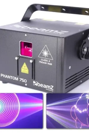 Prix en baisse - Beamz Phantom 750 Laser Analogique RVB 750 mW