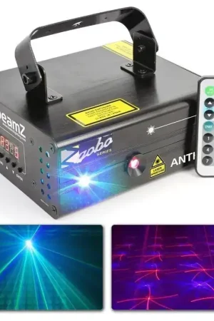 Profitez-en - BeamZ Anthe II Double Laser 600 mW RGB Gobo DMX IRC