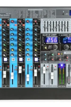 Derniers jours - Power Dynamics PDM-S804 - Console de Mixage Professionnelle Analogique DSP - 8 Canaux