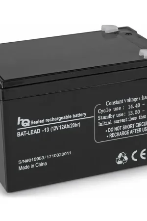 Plébiscité par les clients - Batterie au Plomb Rechargeable pour Systèmes Audio Mobiles, 12V 12Ah