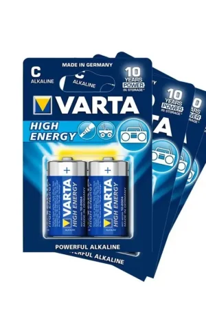 Prix bas | Varta Piles Alcalines Type C 1,5 V - Lot de 4x 2 Piles pour Mégaphone MEG050