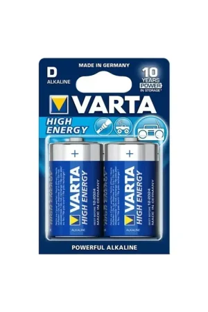 Petit prix - Varta Piles Alcalines Type D 1,5 V - Lot de 2 Piles pour Mégaphones