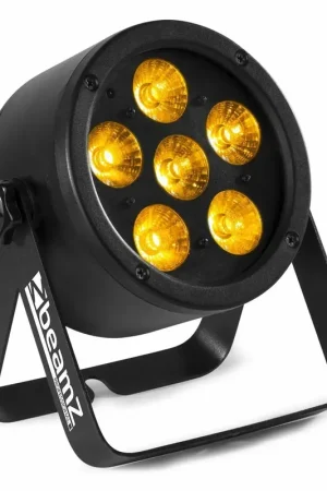 Bien noté - BeamZ Professional BAC302 LED - Projecteur PAR, 6x LED RGBAW-UV, Boitier Aluminium avec Télécommande