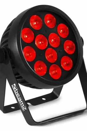Offre exceptionnelle - BeamZ Professional BAC508 - Projecteur PAR Slim, 12x LED RGBAW-UV-CW/WW, Boitier Aluminium avec Télécommande