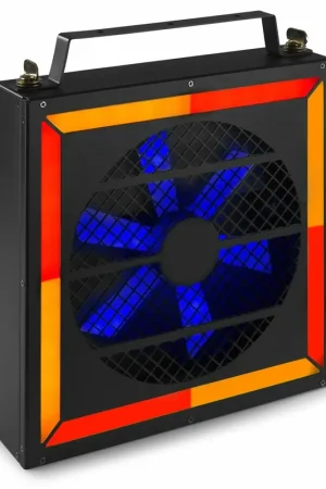 Très demandé | BeamZ Professional LED Twister 400 - Ventilateur Décoratif, 116 LEDs RGB, Contrôle DMX
