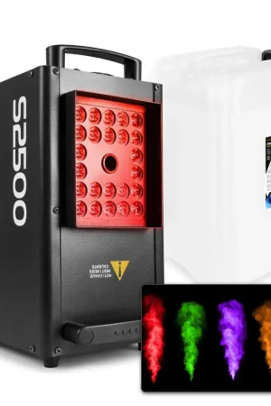 Coup de cœur | BeamZ S2500 Machine à Fumée Verticale ou Horizontale avec 20L de Liquide