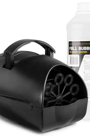 Offre spéciale - Beamz B100 Machine à Bulles avec 1L de Liquide Inclus