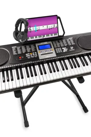 Tout juste arrivé | Max KB1 Kit Clavier Electronique avec Casque Audio et Stand