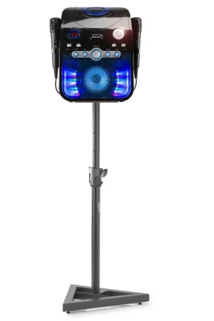 Fenton SBS20B - Ensemble Karaoké avec Bluetooth et Support - Noir | Soldes