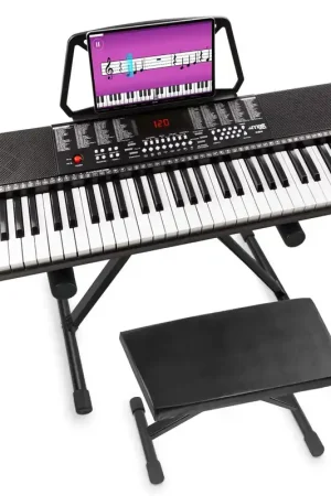Max KB4 Kit Complet avec Piano, Support de Piano et Banc - Prix malin