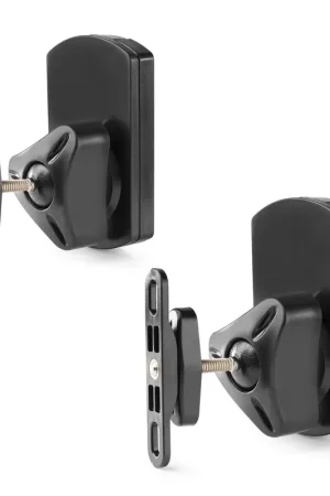 Audizio HTS25 Support Mural Universel pour Enceinte Inclinable et Pivotant - Noir | Commandez maintenant