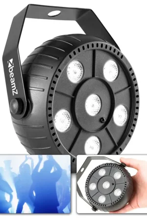 Beamz PLP12 - Stroboscope LED avec Batterie Intégrée 6x 1 watt | Coup de cœur