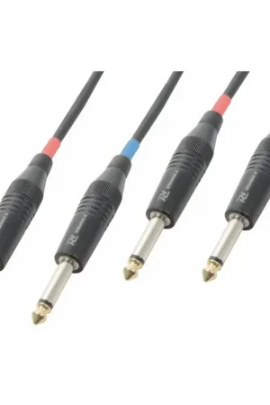 Prix exceptionnel | PD Connex Câble Audio Cordon 2x Jack 6,35 Mâle Mono/2x Jack 6,35 Mâle - 5m