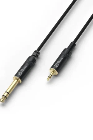 Stock presque épuisé | PD Connex Câble Audio Cordon Jack 3,5 Mâle Stéréo/Jack 6,5 Mâle Stéréo - 1,5m