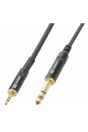 Bonne affaire | PD Connex Câble Audio Cordon Jack 3,5 Mâle Stéréo/Jack 6,5 Mâle Stéréo - 3m