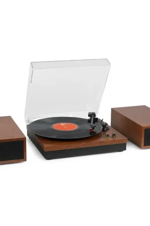 Fenton RP165C Platine Vinyle Bluetooth avec 2 Enceintes - Cerisier | Très populaire