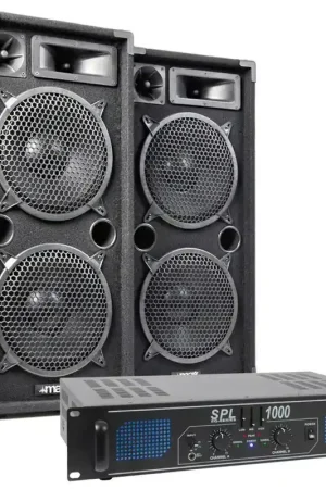 Économisez maintenant - SKTYEC Max210 - Enceintes 1000W avec Amplificateur