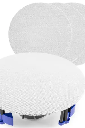 Power Dynamics NCBT604 - Set 4 Haut-Parleurs de Plafond Amplifiés BT, avec Grille de Protection 6,5" - Blanc | Commandez dès aujourd'hui