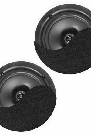 2nde Vie - Power Dynamics NCBT8B - Haut-parleurs de plafond Bluetooth 80W - Noir - Prix promo