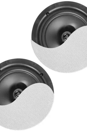 2nde Vie - Power Dynamics NCBT8 - Lot de 2 Haut-Parleurs de Plafond Bluetooth 80W - Blanc - Tout juste arrivé