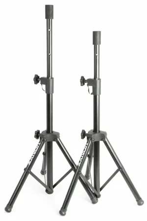 Vonyx LS02K - Petits Pieds d'Enceintes Réglables, Hauteur 66 à 115 cm - Noir | Achat sécurisé
