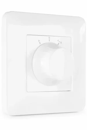 Power Dynamics PDWS - Sélecteur Haut-Parleur avec Bouton Rotatif - Blanc - Profitez-en maintenant