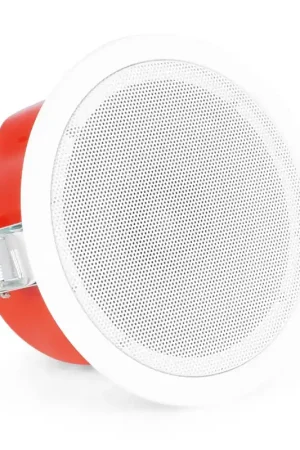 Prix bas - Power Dynamics CSF6 - Enceinte Plafond avec Grille de Protection 100V - Blanc