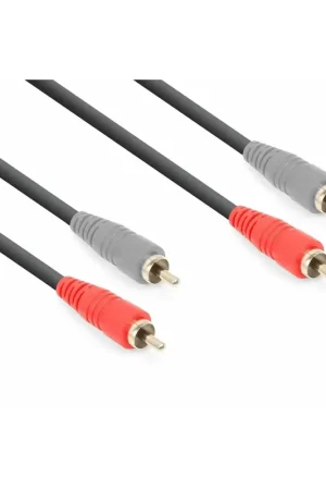 Vonyx Câble Audio Cordon 2x RCA Mâle/2x RCA Mâle - 3m - Coup de cœur des clients