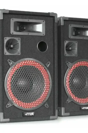 Très demandé - 2nde Vie - MAX XEN3508 - Paire d'Enceintes Passives 8", Puissance 2x500 Watts, SPL 110dB