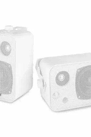 Meilleur prix - Power Dynamics BV40V - 2 Haut-Parleurs, 10 Watts, 4" Étanches - Blanc