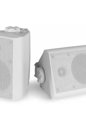 Commandez maintenant | Power Dynamics BC40V Enceinte PUBLIC ADRESS 100V - 100 V/8 Ω, 100W, 4", Intérieur et Extérieur IPX5, (PAIRE), Blanche