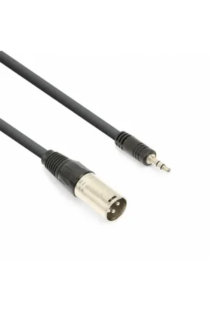 Vonyx Câble Audio Cordon XLR Mâle - Jack 3,5 Stéréo - 0,5m | Achat sécurisé