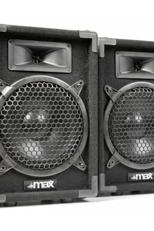 MAX Max8Pair - Paire d'Enceintes Passives 8", Puissance 400 Watts, 88 dB - Dernière chance
