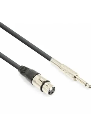 Jusqu'à épuisement des stocks | Vonyx Câble Audio Cordon XLR Femelle/Jack 6,35 Mono - 3m
