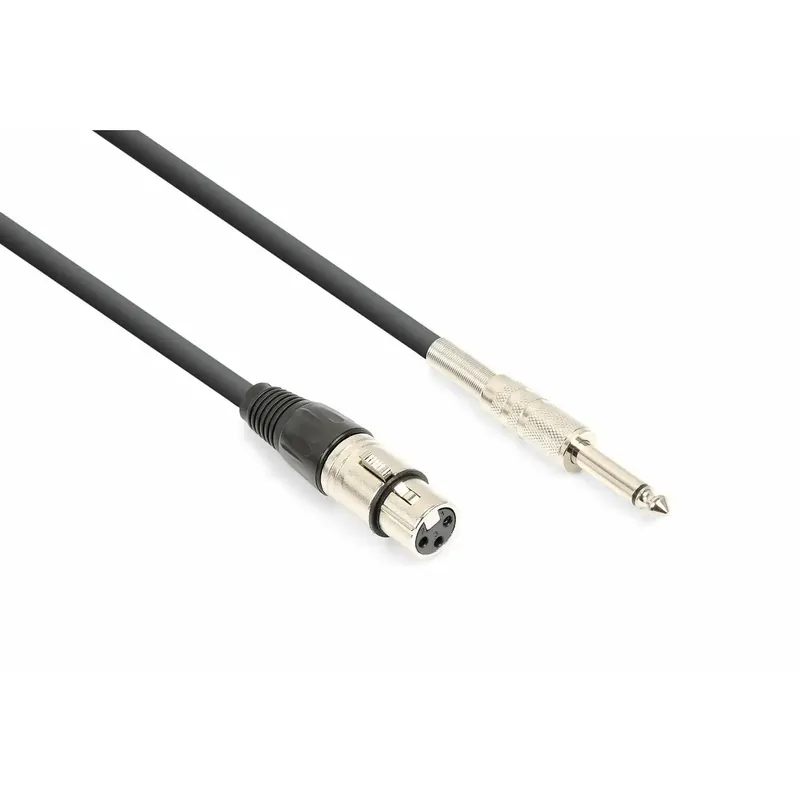 Jusqu'à épuisement des stocks | Vonyx Câble Audio Cordon XLR Femelle/Jack 6,35 Mono - 3m